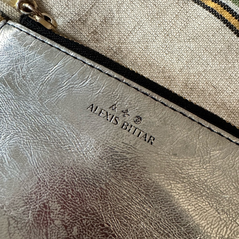 Alexis Bittar Metallic Silver Pouch - Picture 3 of 9